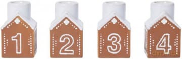 K¤hler - Gingerbread Advent Candle Holder - H7.5 cm