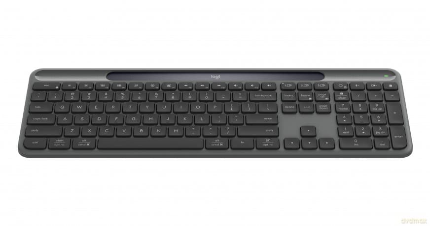 Logitech - Signature Slim Solar + K980 Keyboard - Graphite (Nordic)