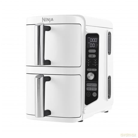 Ninja - Double Stack XL - SL400EUWH - Dual-Drawer 9.5 L Air Fryer with SYNC & MATCH