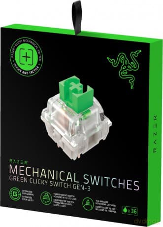 Razer - Mechanical Switches Pack - Green Clicky