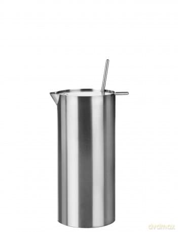 Stelton - Arne Jacobsen Martini Mixer with Mixer Spoon - Steel - 1 Liter