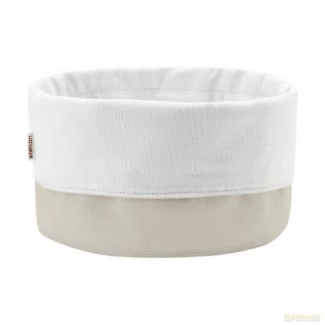 Stelton - Classic Bread Bag - Cotton - Sand/White - 23  H 21 cm