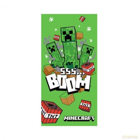 Towel - 70 x 140 cm - Minecraft Boom (1029328)