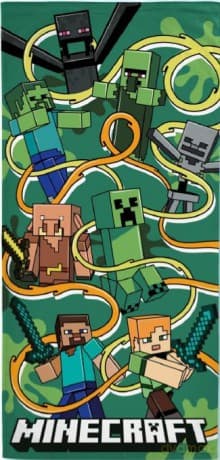 Towel - 70 x 140 cm - Minecraft Monsters (1029331)