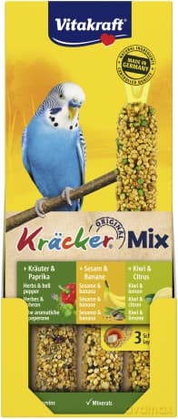 Vitakraft - Kr¤cker Mix banana/herbs/kiwi for budgies