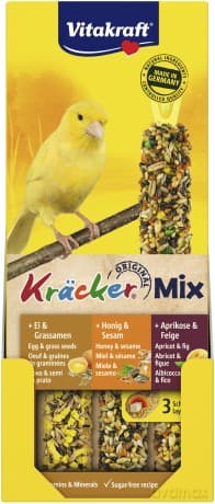 Vitakraft - Kr¤cker Mix Honey/fruit/egg for canary´s