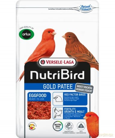 VORLUX - Nutribird Egg Food Canary Gold Patee - Red - 1kg