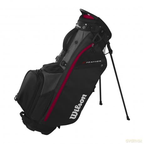Wilson - Feather Stand Bag - Black/Grey/Red