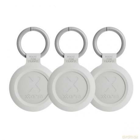 Xtorm - TravelTag 3-Pack - Ash White (iOS & Android)