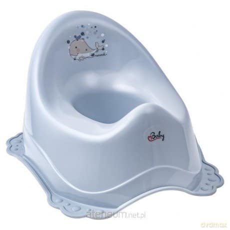 Nocnik Wieloryb Minimal satynowy błękit