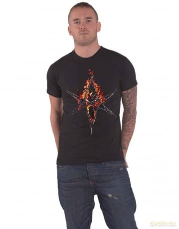 Bring Me The Horizon: Unisex T-Shirt: Barbed Wire (Black) (Back Print) (Small)