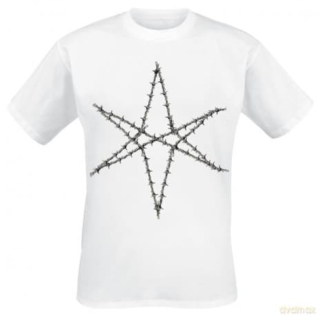 Bring Me The Horizon: Unisex T-Shirt: Barbed Wire (White) (Back Print) (Large)