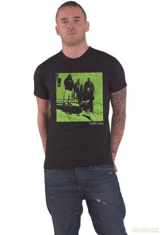 Deftones: Unisex T-Shirt: Green Photo (Black) (Medium)