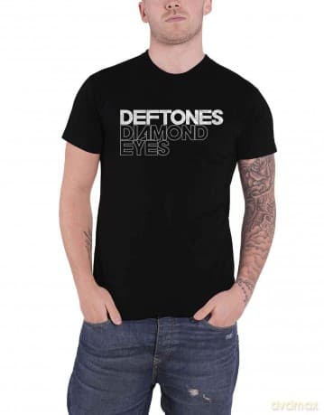 Deftones: Unisex T-Shirt: Star & Pony (Black) (Large)
