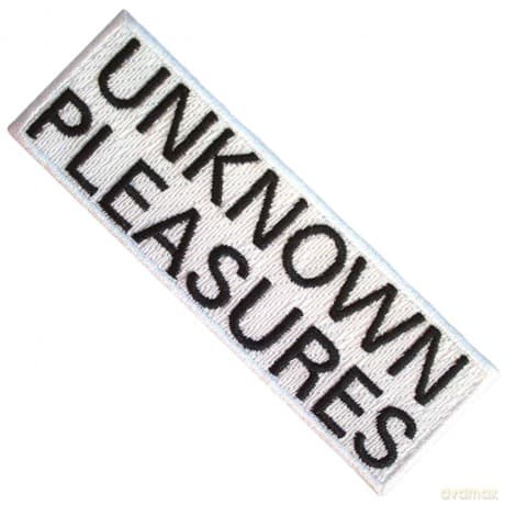 Joy Division: Standard Patch: Unknown Pleasures Text