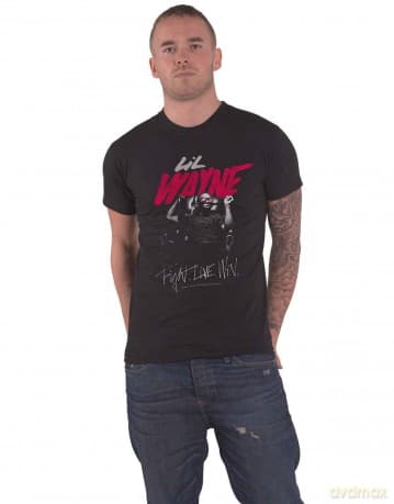 Lil Wayne: Unisex T-Shirt: Fight, Live, Win (Black) (Medium)