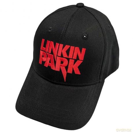 Linkin Park: Unisex Baseball Cap: Red Logo (Black)