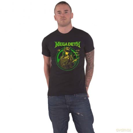 Megadeth: Unisex T-Shirt: SFSGSW Hi-Contrast (Black) (Medium)