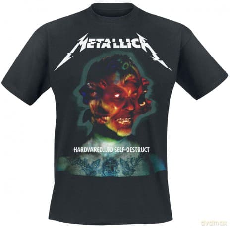 Metallica: Unisex Tee: Hardwired Album Cover (X-Large)