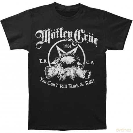 Motley Crue: Men's Tee: You Can't Kill Rock & Roll (Small)