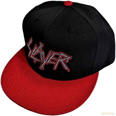 Slayer: Unisex Snapback Cap: Dripping Logo Outline (Red & Black)