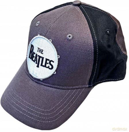 The Beatles: Unisex Baseball Cap: Drum Logo (Black & Charcoal Grey) (2-Tone)