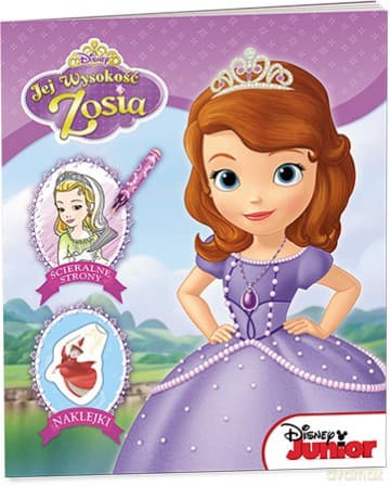 Jej Wysokość Zosia Kolorowanki z Naklejkami