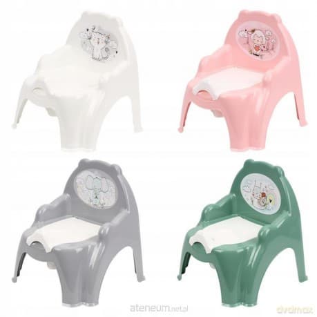 Nocnik w kształcie krzesła z wyjmowaną wkładką MIX