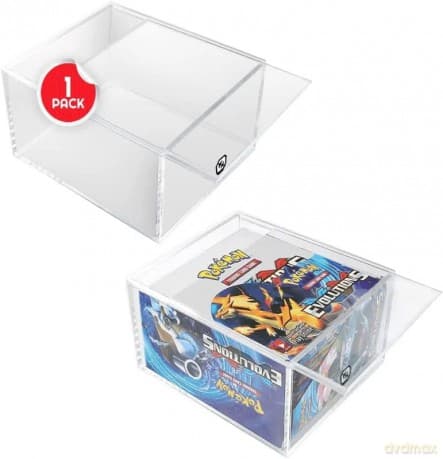 Evoretro Akrylowe pudełko zabezpieczające Booster Boxes / Elite Trainer Boxes Ver. 1 with Sliding Lid