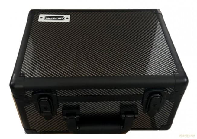 Evoretro Trading Card Suitcase Silver/Gray Small