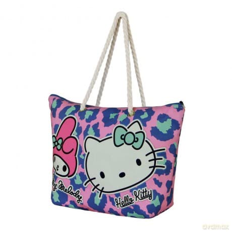 Sanrio Soleil Beach Bag Hello Kitty Safari Pink