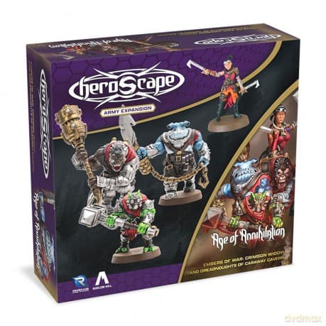 Heroscape Army Expansion Embers of War: Crimson Widow & Dreadnoughts of Caraway Cavern *English Version*