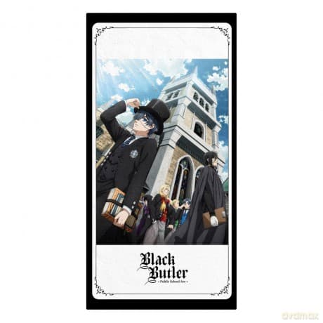 Black Butler: Public School Arc Towel Ciel & Sebastian 150 x 75 cm