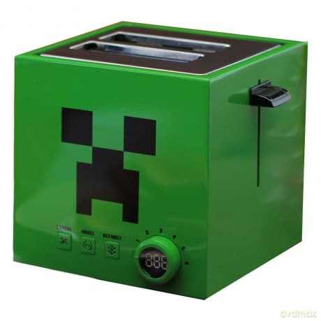Minecraft Toaster Green Creeper Cube
