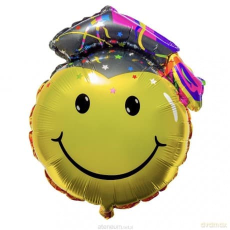 Balon foliowy emotikon Absolwent