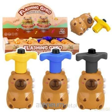 Bączek Kapibara interaktywna led 12,5cm MIX