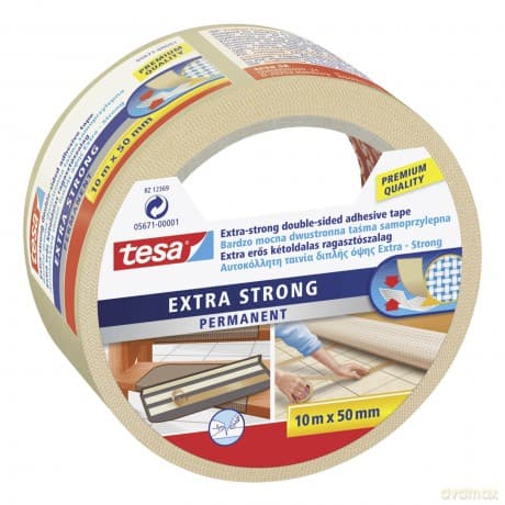 Taśma Tesa dwustronna Extra Strong 10mx50mm