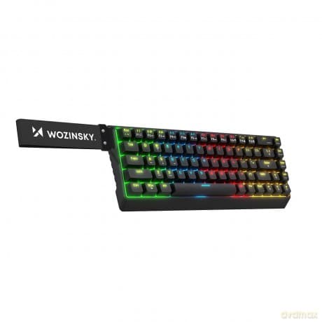 Klawiatura gamingowa Wozinsky WKGP-1165 mechaniczna podświetlana RGB - czarna