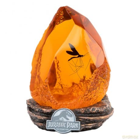 Jurassic Park Lamp with USB-C Amber