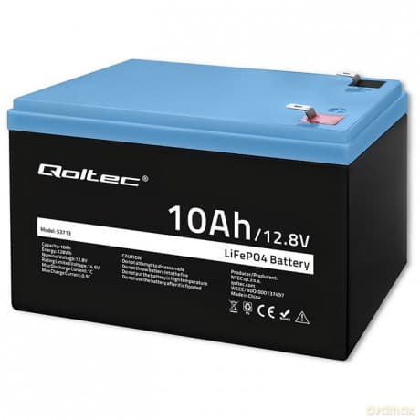 Akumulator LiFePO4 litowo-żelazowo-fosforanowy | 12.8V | 10Ah | 128Wh | BMS