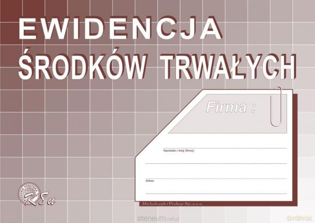 Ewidencja środków trwałych K-8u