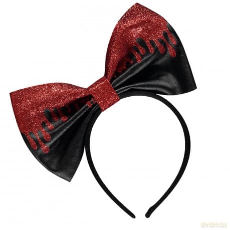 Opaska muszka z krwią na HALLOWEN