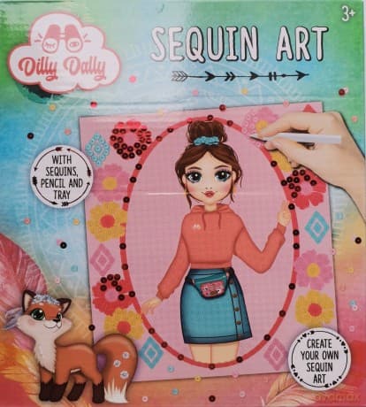 Zestaw kreatywny cekiny