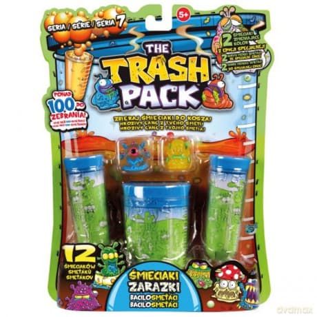 TRASH PACK 12 śmieciaków w probowkach
