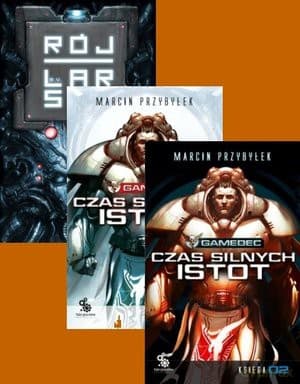 Gamedec: Czas silnych istot Księga 1 / Czas silnych istot Księga 2/ Rój. Pakiet 3 książek - Marcin Przybyłek, B.V. Larson