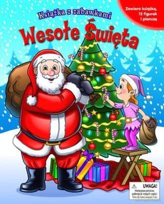 Wesołe Święta. Książka z zabawkami