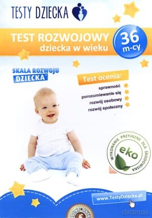 Testy Dziecka. Test rozwojowy dziecka w wieku 36 m-cy