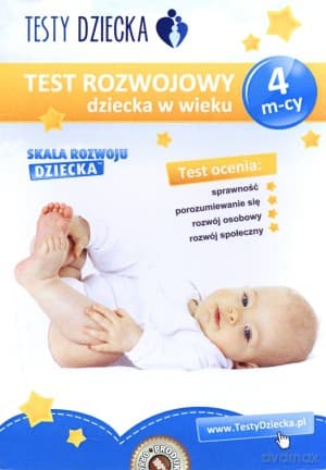 Testy Dziecka. Test rozwojowy dziecka w wieku 4 m-cy