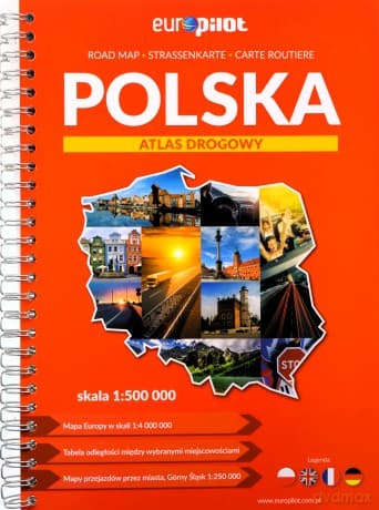 Polska. Atlas 1:500000 + Europa