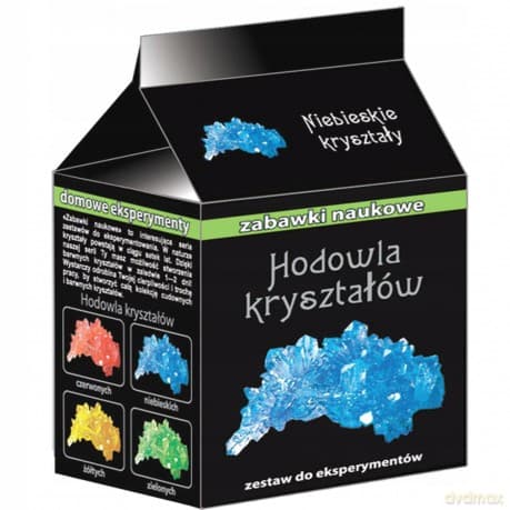 Zabawki naukowe - Hodowla kryształów: Niebieskie kryształy
